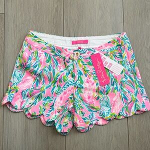 Lilly Pulitzer Buttercup Knit Shorts Unicorn of the Sea Print NWT Size 4